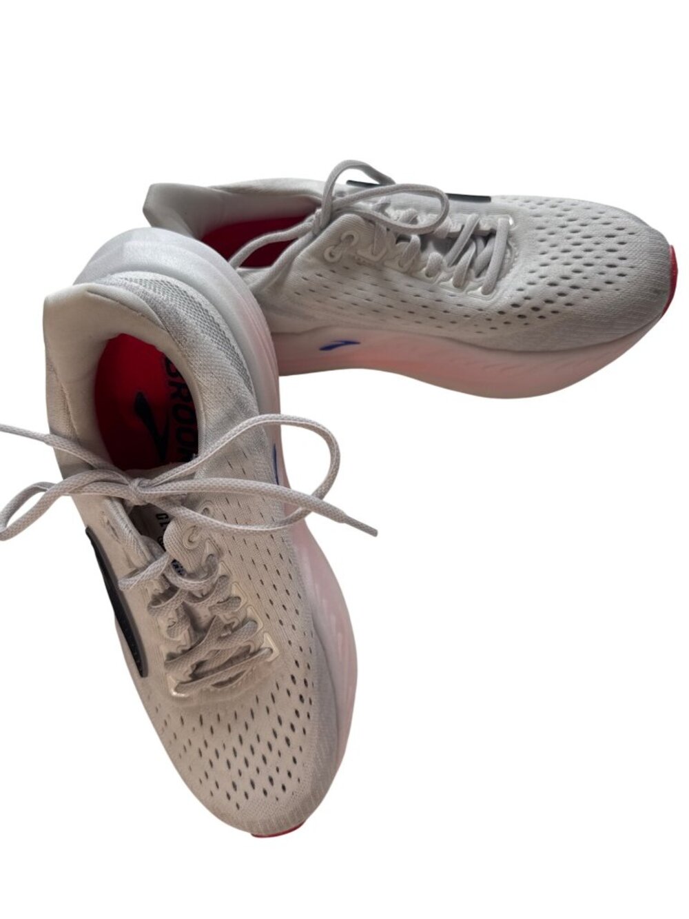 Brooks Womens Glycerin Max Running Shoes Beige Pink Size 8